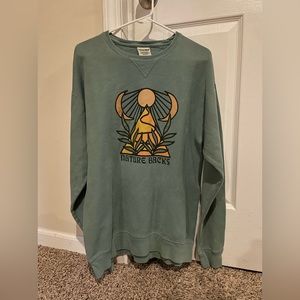 Nature backs crew neck, size: M